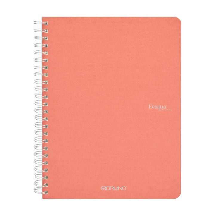 Fabriano Ecoqua 5.8" x 8.25" Spiral Grid Notebook 70 Sheets