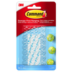 Command Clear Decorating Clips 20 Pack