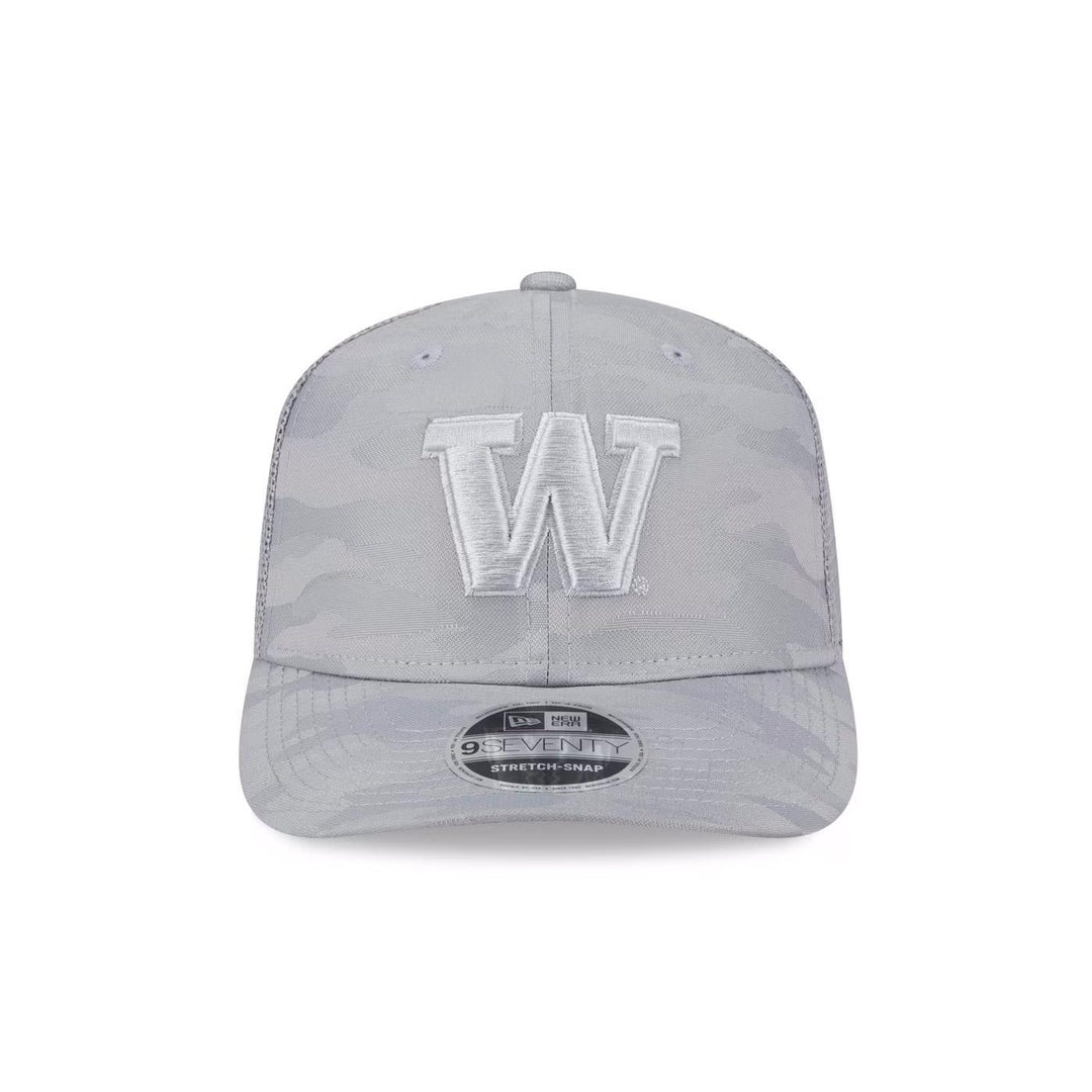 New Era Camo Gray 9Seventy Mesh Back Stretch Snap Adjustable Hat