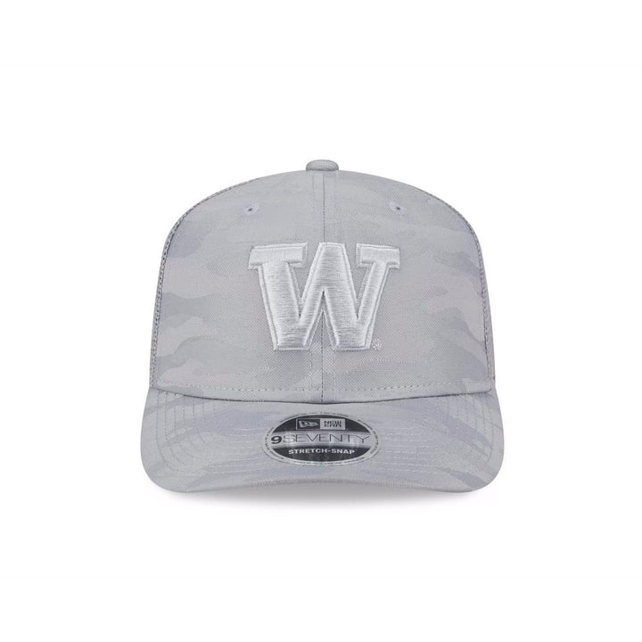 New Era Camo Gray 9Seventy Mesh Back Stretch Snap Adjustable Hat