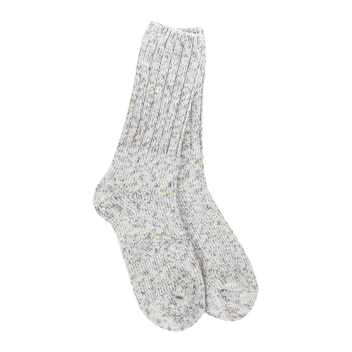 World's Softest Rocky Confetti Weekend Ragg Crew Socks