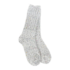 Photo of World's Softest Rocky Confetti Weekend Ragg Crew Socks.