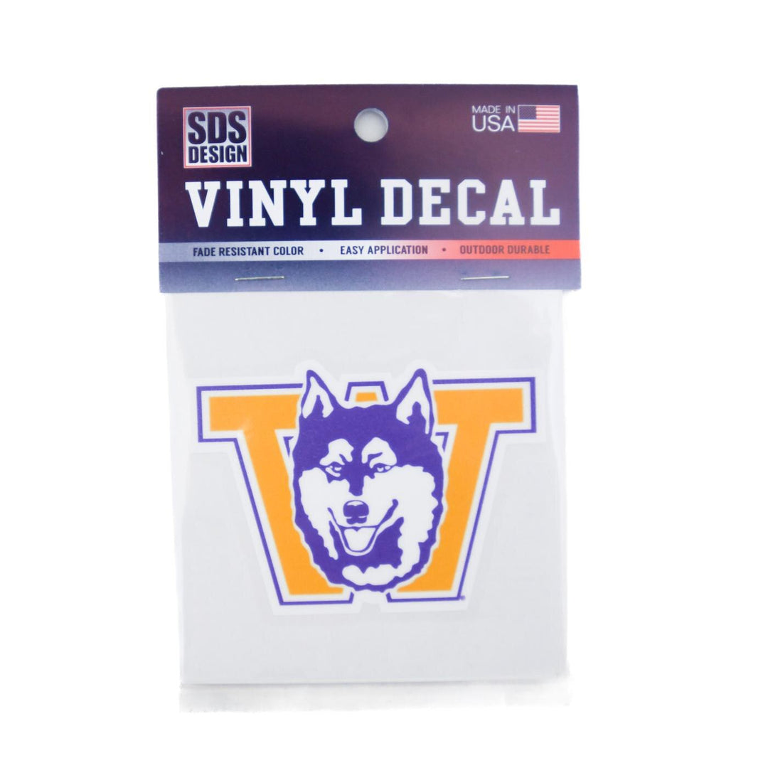 SDS Vault Dog W Vinyl Decal 6"