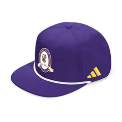 Photo of adidas Purple UW Throwback Seal SS25 Rope Hat Front.