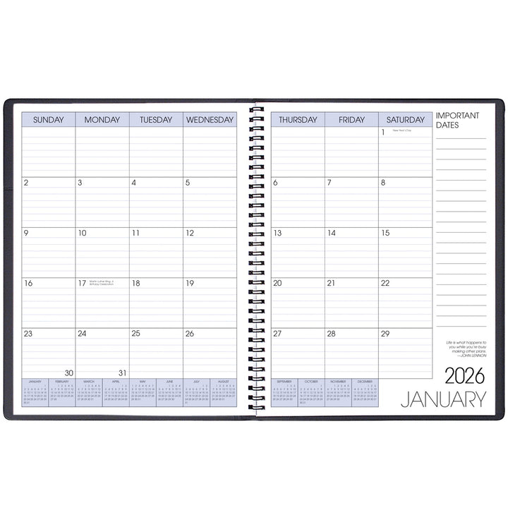 Payne Twilight 2026 Annual 8.5" x 11" Monthly Planner