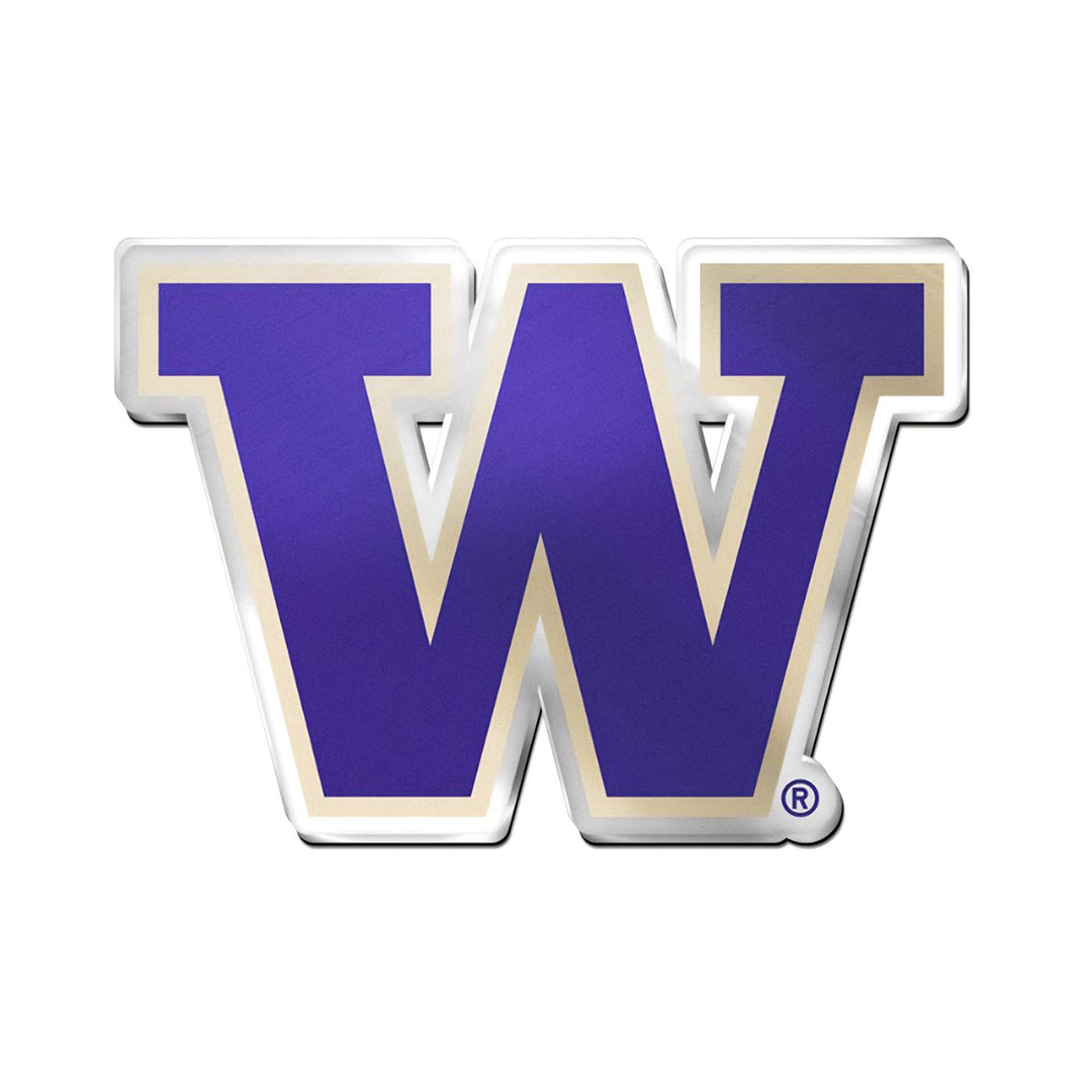 Wincraft Purple W Acrylic Adhesive Auto Emblem