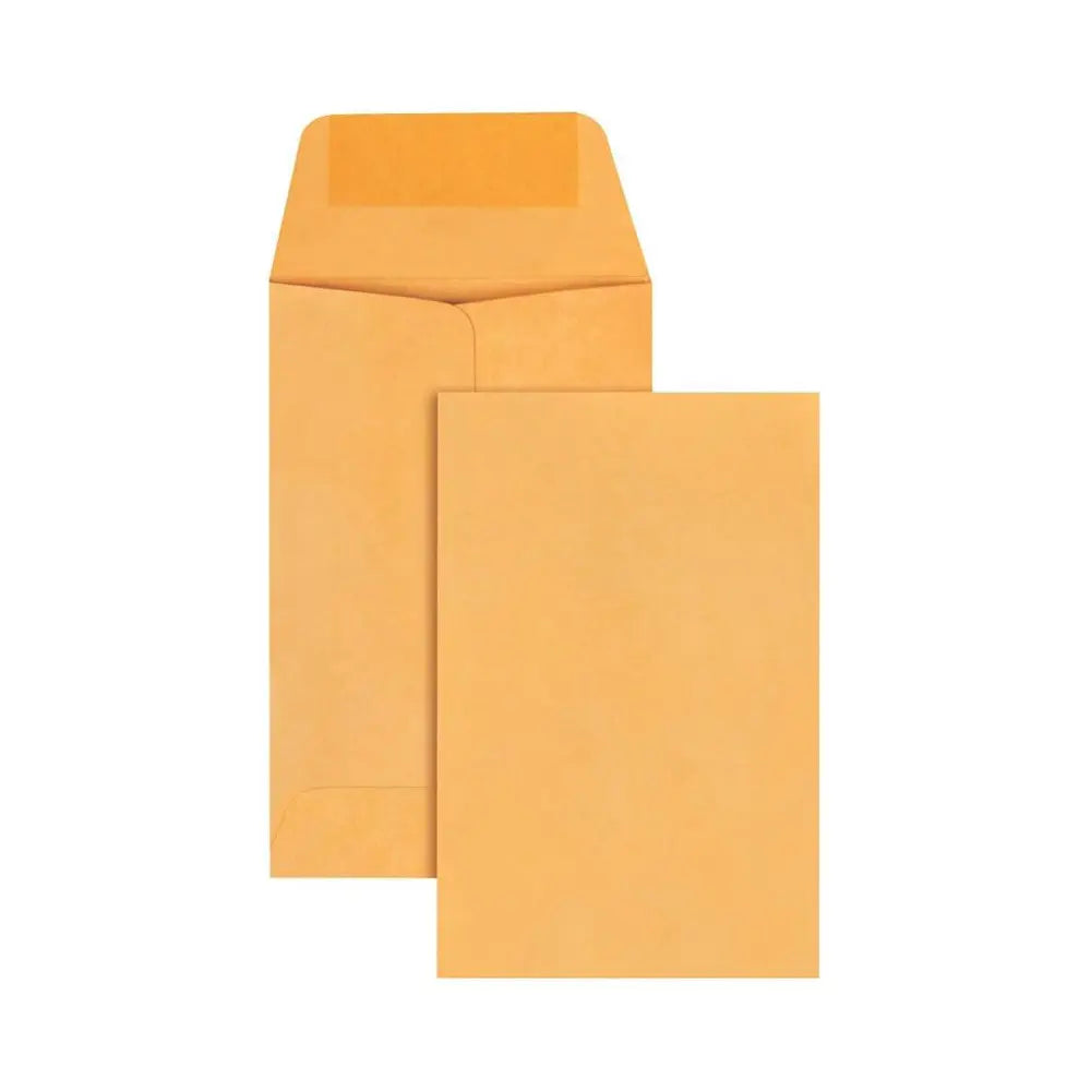 Quality Park Kraft #1 2.25"x3.5" Gummed Coin Envelope