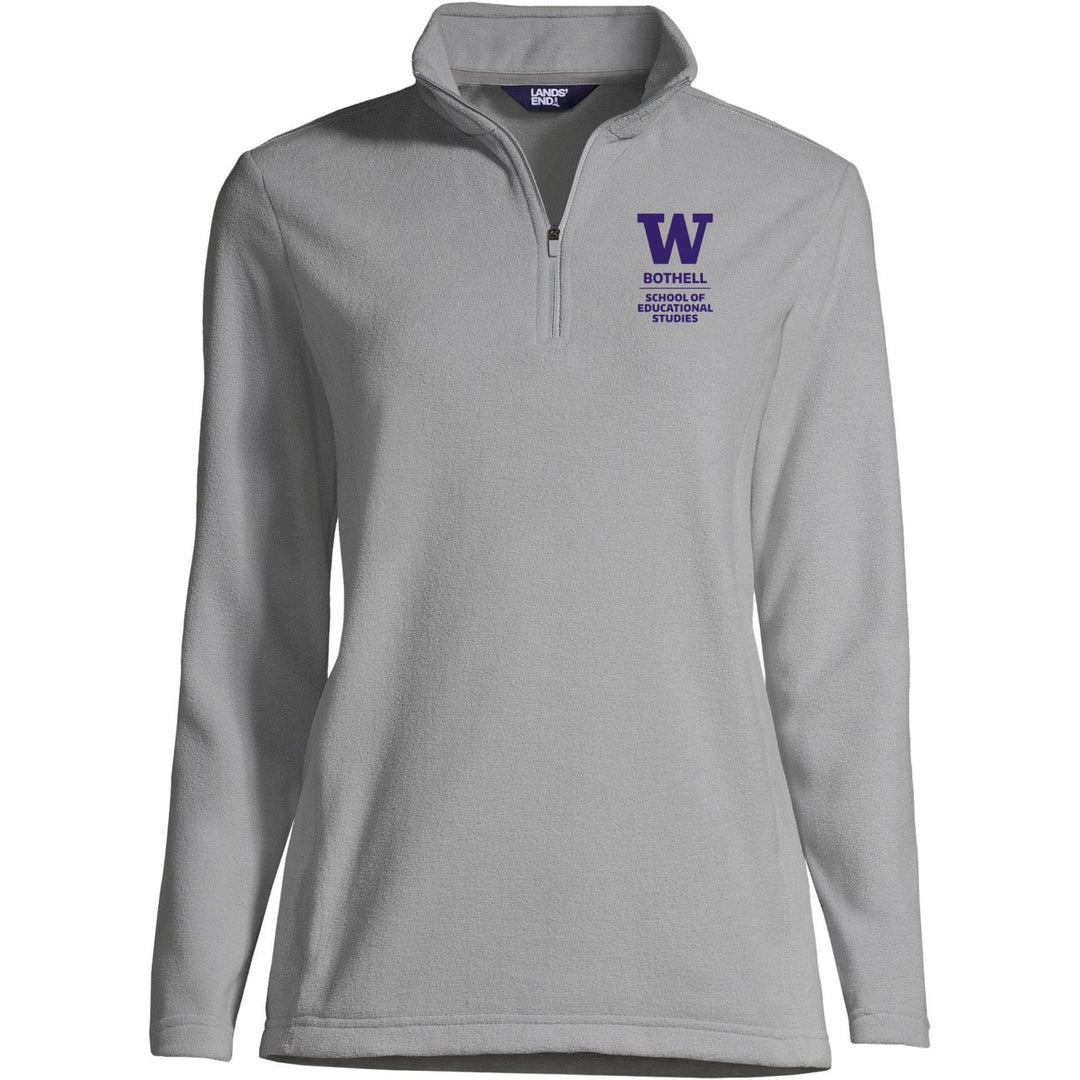 Lands' End Women's UW Bothell School of Educational Studies Thermacheck Fleece Quarter Zip