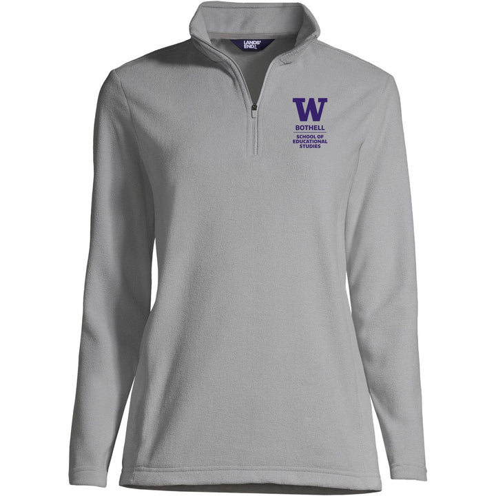 Lands' End Women's UW Bothell School of Educational Studies Thermacheck Fleece Quarter Zip