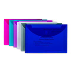 C-Line Assorted Velcro Closure Letter Size Poly Envelope