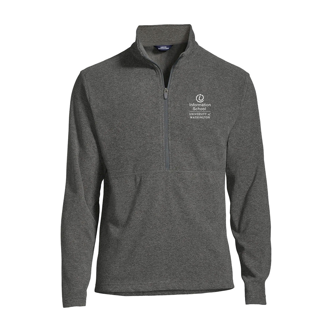Lands' End Men's UW Information School Thermacheck Fleece Quarter Zip
