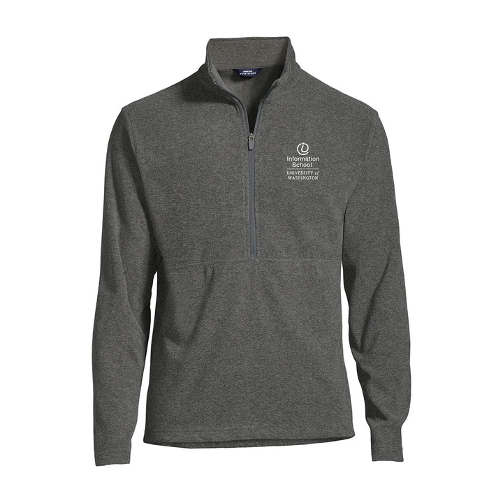 Lands' End Men's UW Information School Thermacheck Fleece Quarter Zip