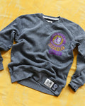 The ROF Unisex UW Bruce Lee 61-64 Student Crewneck on a gold table. thumbnail