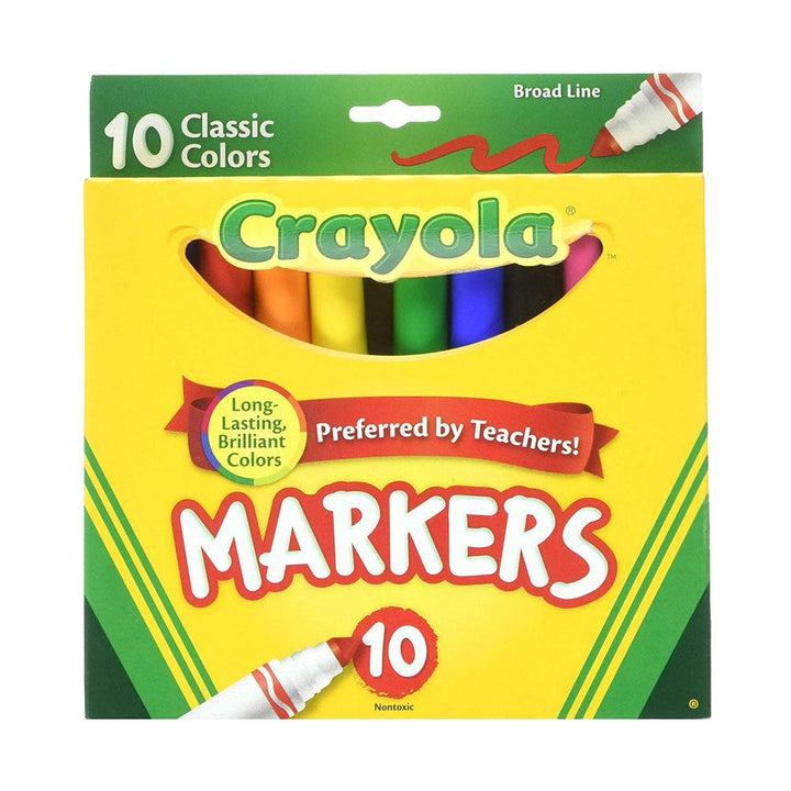 Crayola Classic Marker Set 10 piece