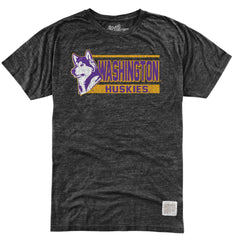 Retro Brand Men's Washington Huskies Retro Dawg Triblend Tee