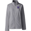 Lands' End Women's UW Bothell Thermacheck Fleece Full Zip Gray thumbnail