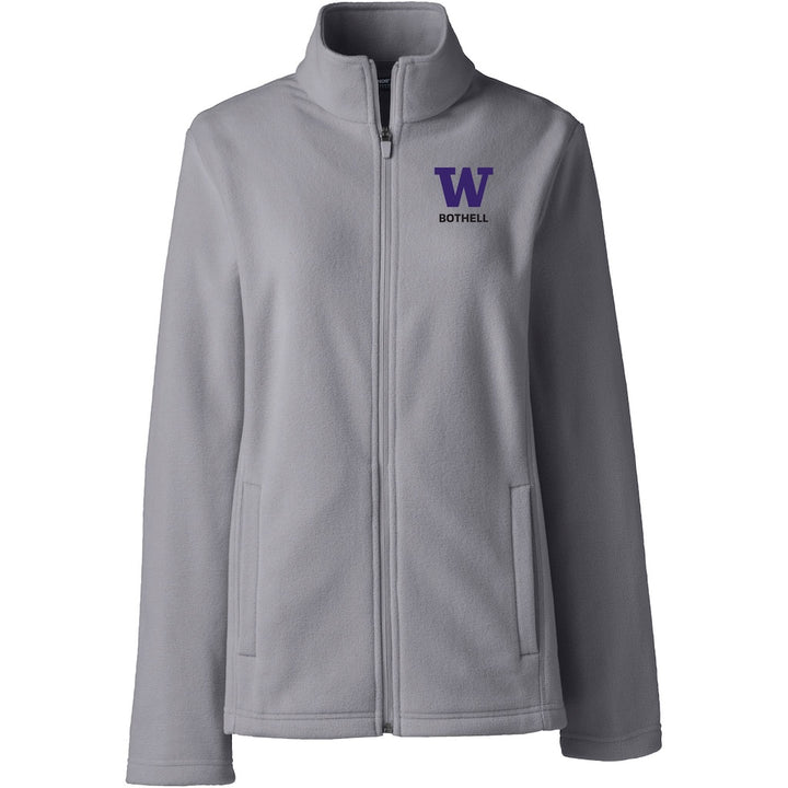 Lands' End Women's UW Bothell Thermacheck Fleece Full Zip