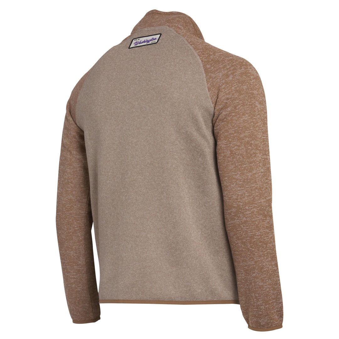 Darius Rucker Men's Washington Huskies FW24 Tonal Raglan Sweater Quarter Zip