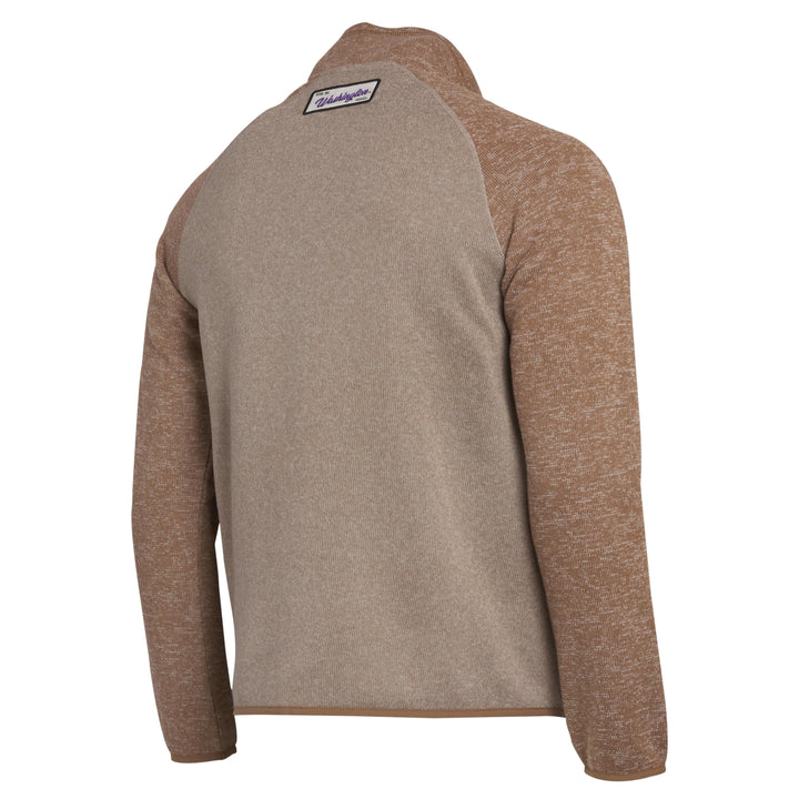 Darius Rucker Men's Washington Huskies FW24 Tonal Raglan Sweater Quarter Zip