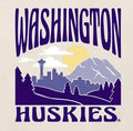 Close up of Washington Huskies summit midweight graphic. thumbnail