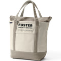 Lands' End Natural Canvas UW Foster Specialty Masters Zip Top Tote Bag thumbnail