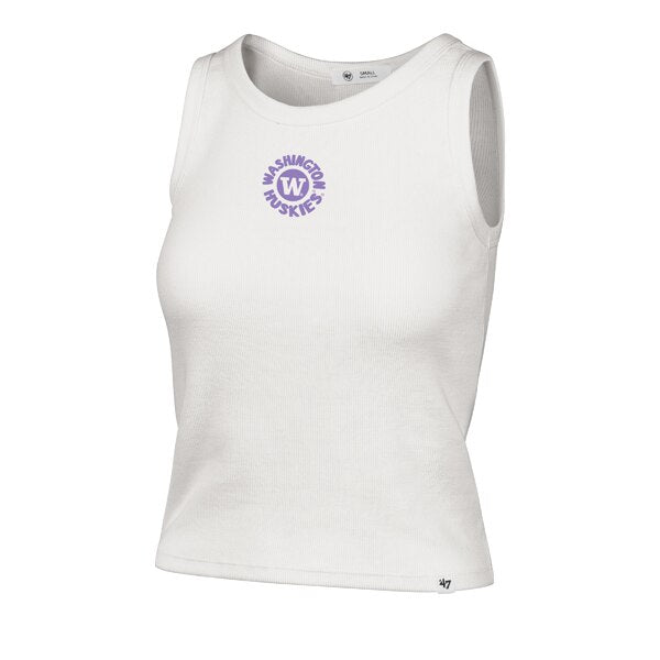 47 Brand Women's Washington Huskies Puff Orb Rib Tank