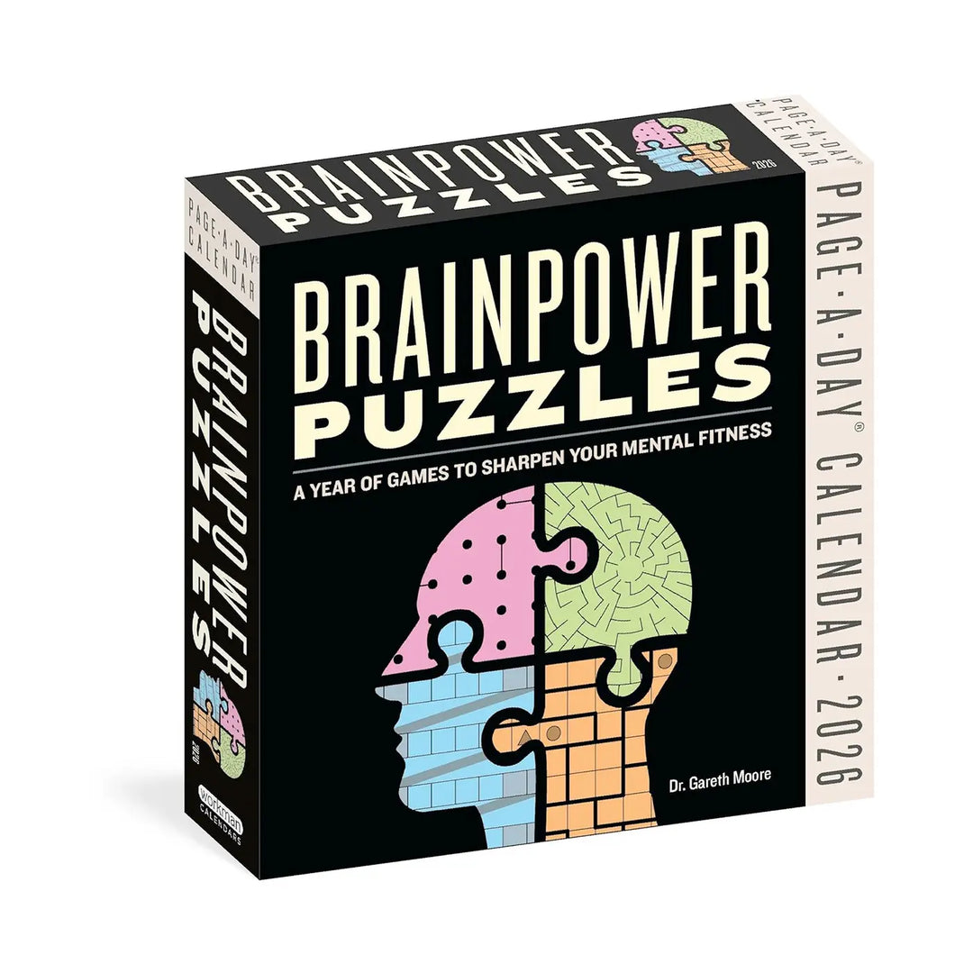 Brainpower Puzzles Page-A-Day Calendar 2026