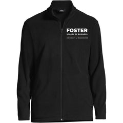 Photo of Lands' End Men's UW Foster School of Business ThermaCheck Fleece Full Zip.