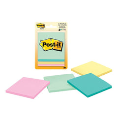 Post-it Marseille Collection 3"x3" Sticky Notes 4 Pack
