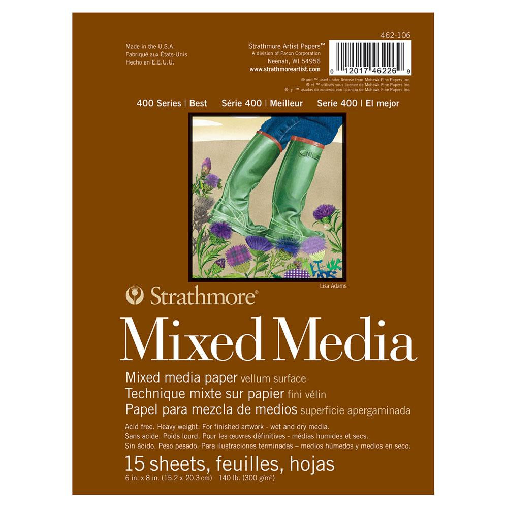Strathmore 400 Series Mix Media Pad 15 Sheet