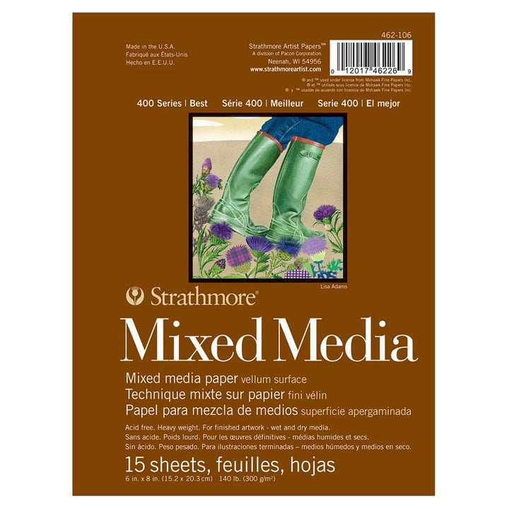 Strathmore 400 Series Mix Media Pad 15 Sheet
