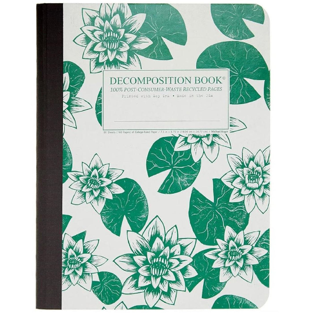 Decomposition Lily Pads 7.5"x9.75" College Sewn 80ct