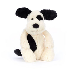 Jellycat Bashful Black & Cream Puppy Original Plush