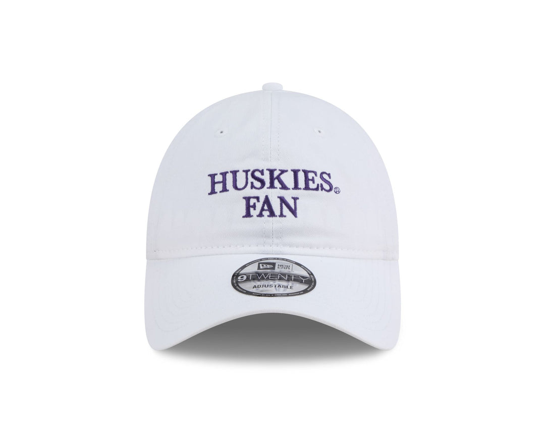 New Era Women's White Huskies Fan 9Twenty Adjustable Hat