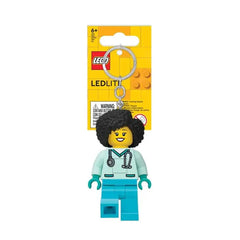 Photo of LEGO Minifigures Dr. Flieber Keychain Light.