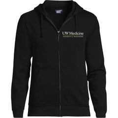 Photo of Lands' End Unisex UW Medicine Full Zip Hoodie Sweatshirt.