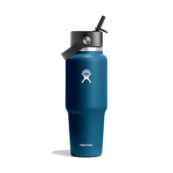 Hydro Flask Indigo Wide Flex Straw Cap Water Bottle 32oz