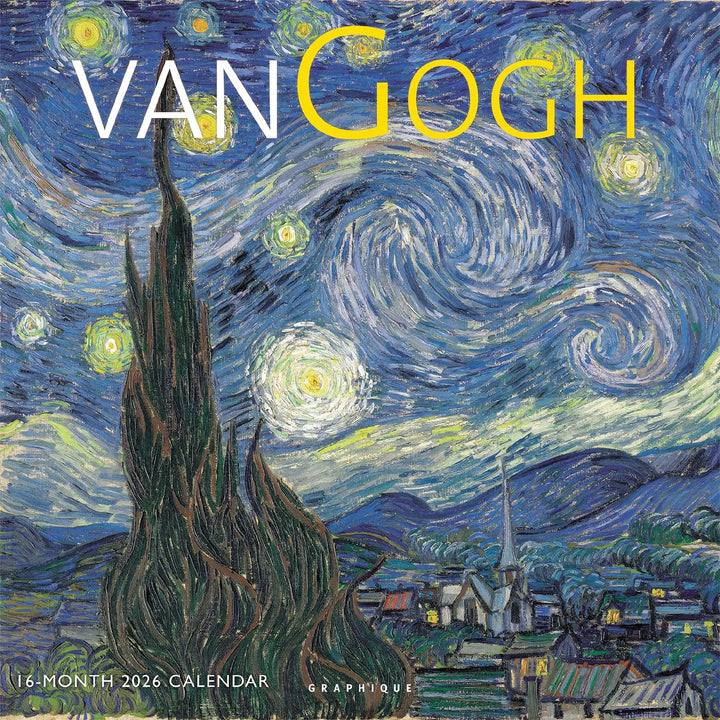 Graphique De France 12" x 12" Vincent Van Gogh Wall Calendar