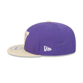 New Era Purple 9Fifty Gold Bill Snapback Hat Side thumbnail