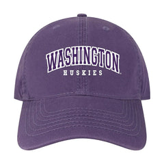 Photo of Legacy Purple Washington Huskies Noble Arch EZA Relaxed Twill Adjustable Hat.