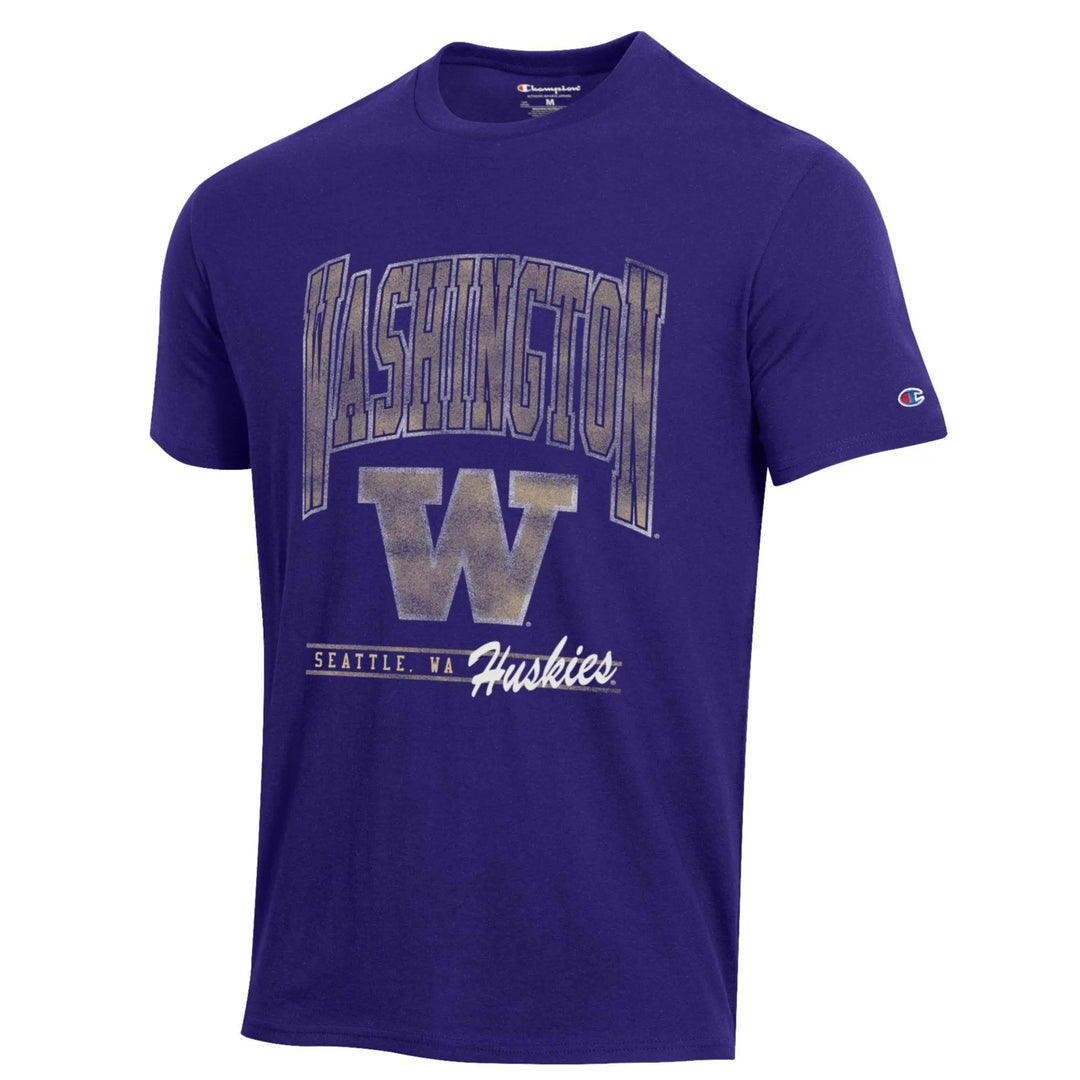 Champion Men's FW25 Washington Huskies Oversized Print Tee