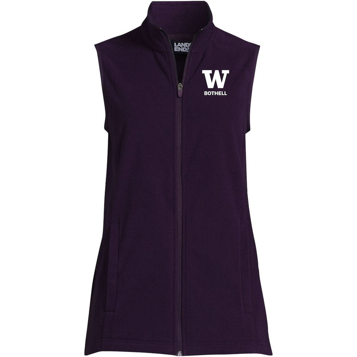 Lands' End Women's UW Bothell Thermacheck Fleece Vest