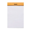 Rhodia Orange 4-3/8"x6-3/8" 5x5 Quad Graph Top Stapled 80ct thumbnail