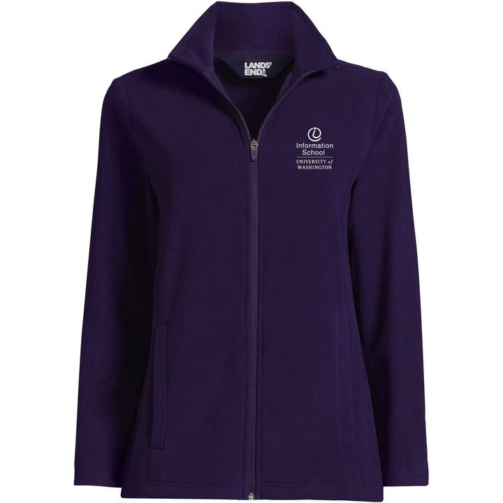 Lands' End Women's UW Information School Thermacheck Fleece Full Zip