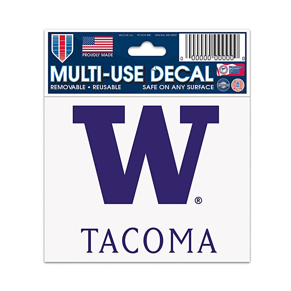 Wincraft W Tacoma Decal 3"x4"