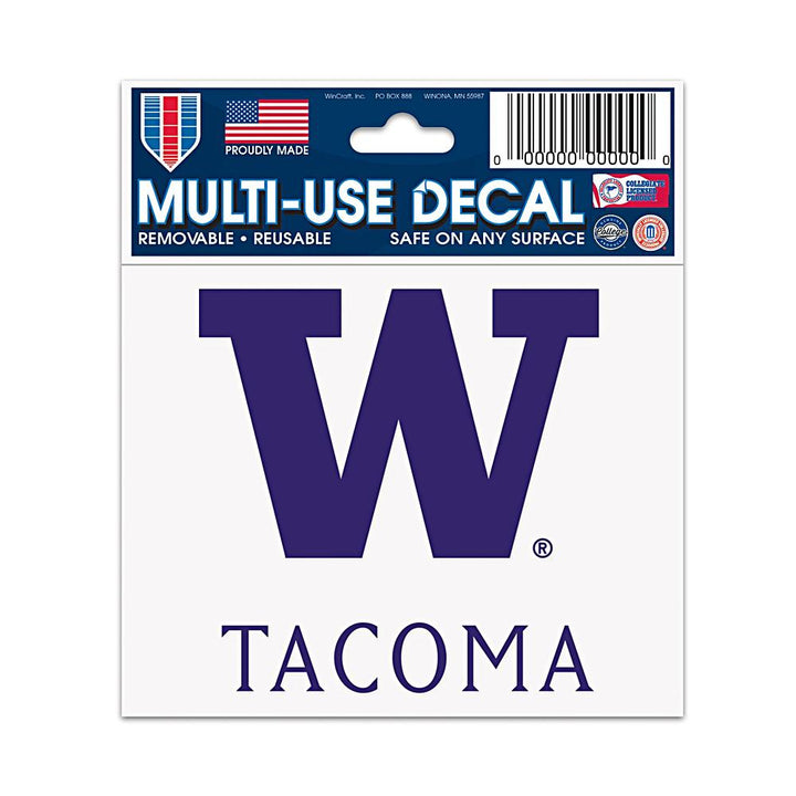 Wincraft W Tacoma Decal 3"x4"
