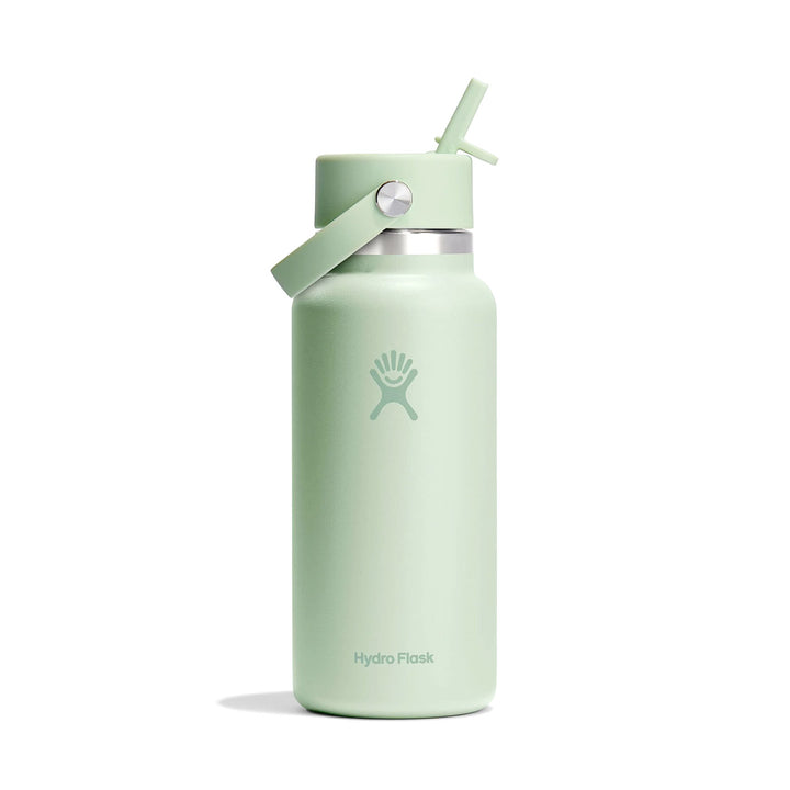 Hydro Flask Aloe Wide Flex Straw Cap Water Bottle 32oz