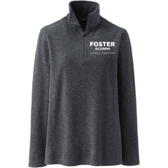 Photo of Lands' End Women's UW Foster Alumni ThermaCheck Fleece Quarter Zip.