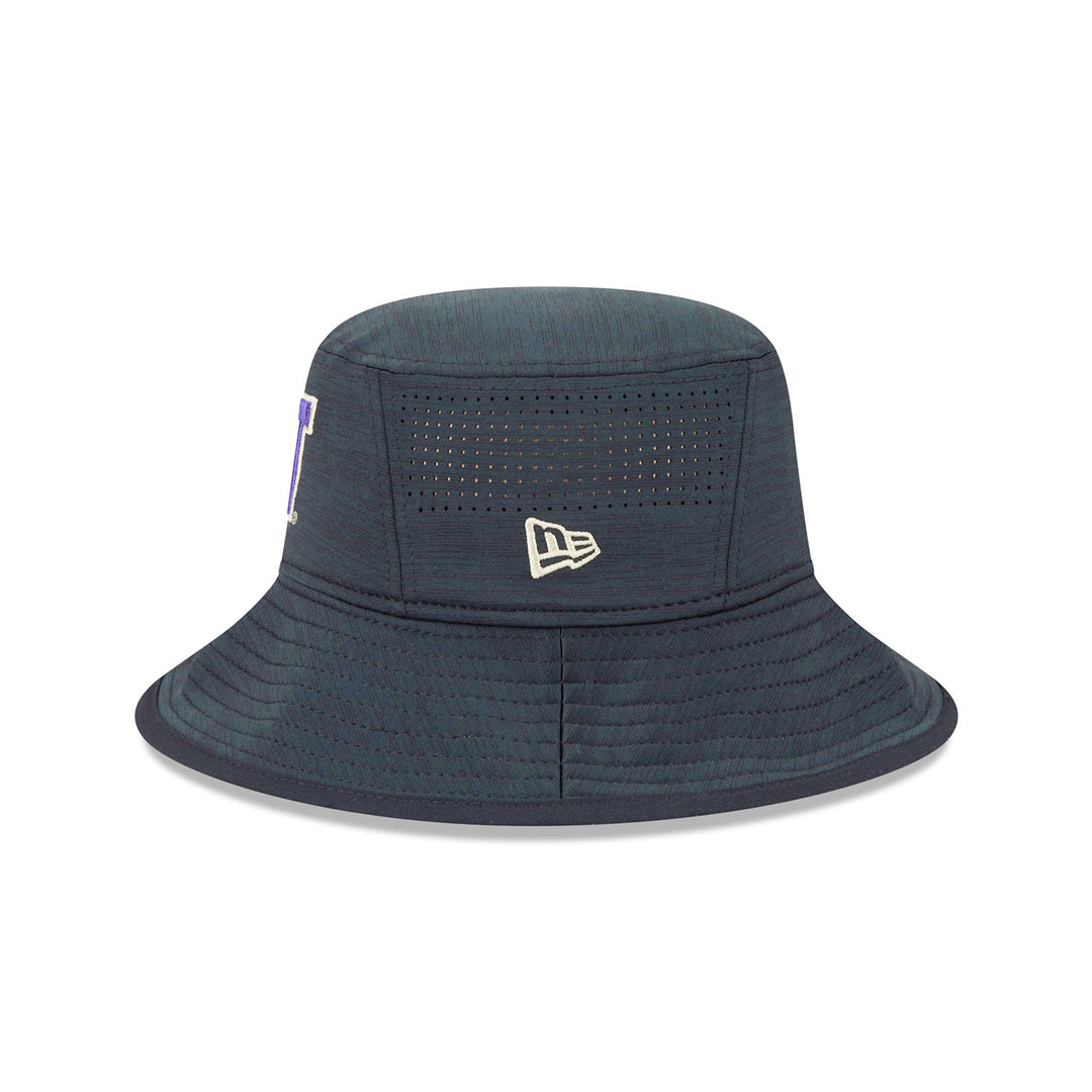 New Era Black Heather W Digi Tech Bucket Hat OSFM