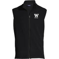 Lands' End Men's UW Bothell Thermacheck Fleece Vest Black thumbnail